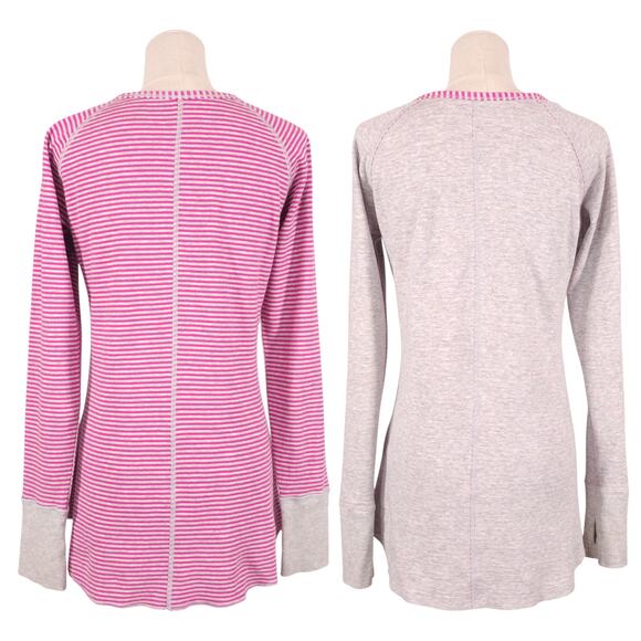 Lululemon Open Your Heart Long Sleeve Reversible Tee Sz 6 - Picture 3 of 6